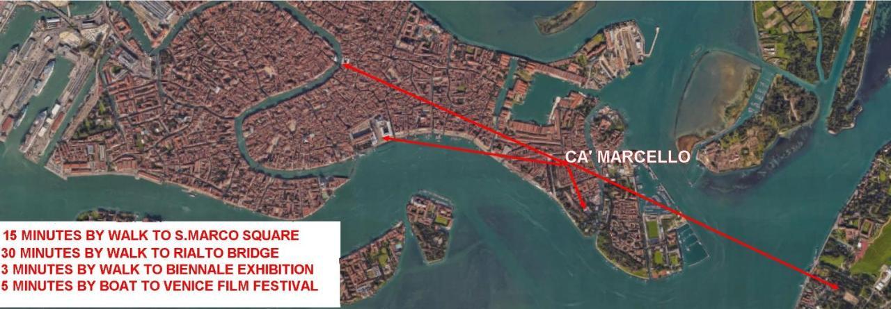 Ca' Marcello - Biennale Apartment Venesia Bagian luar foto